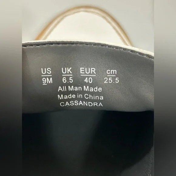 Franco Sarto - Women’s Loafers in Black, White, and Tan - Picture 14 of 15